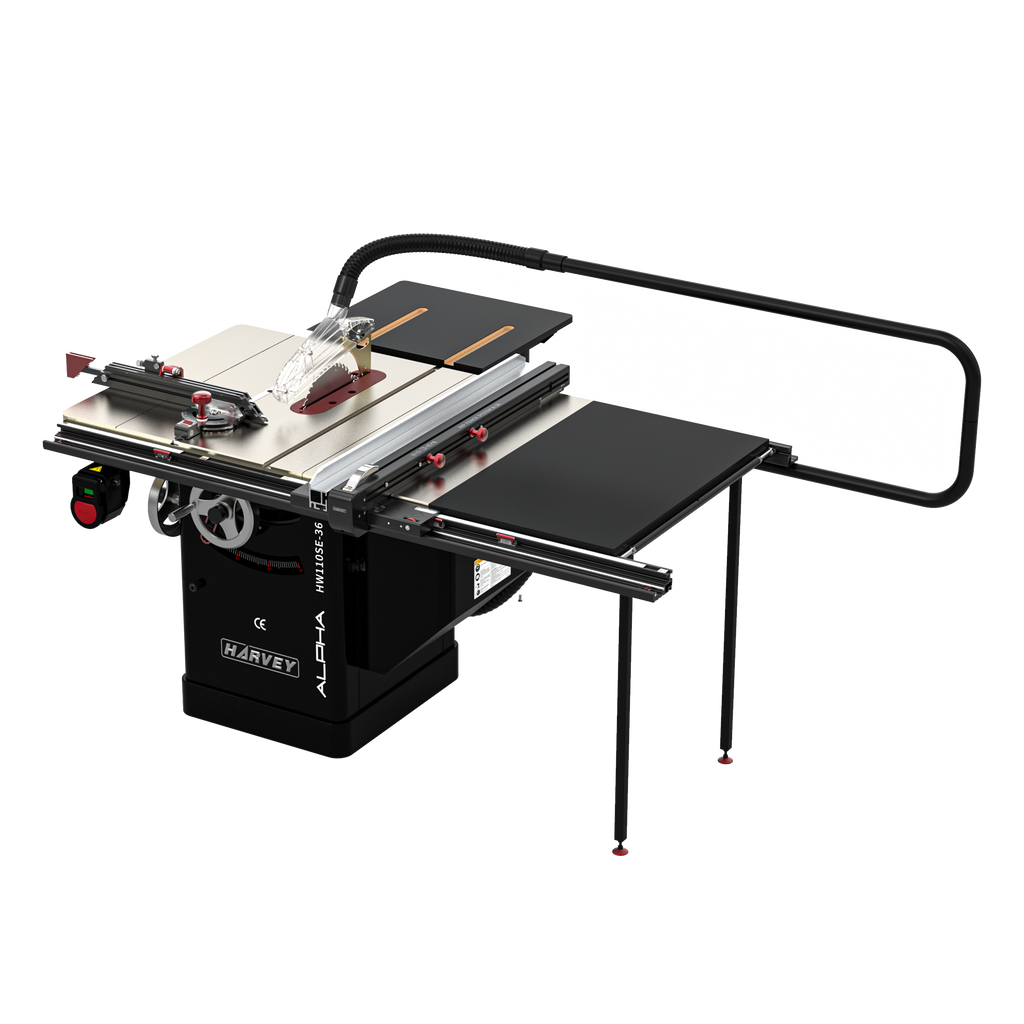 ALPHA HW110SE 250MM Stain-less Cabinet Saw With Big Eye Fence