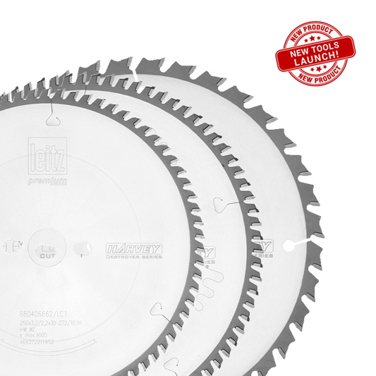 Destroyer 250mm Spezial-Sägeblätter für Tischkreissägen