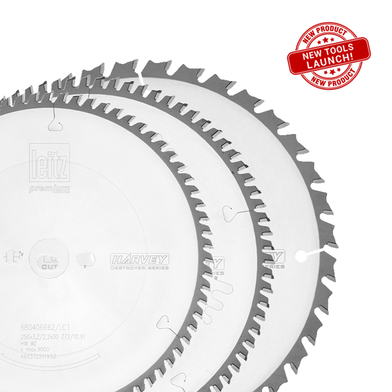 Destroyer 250mm Spezial-Sägeblätter für Tischkreissägen